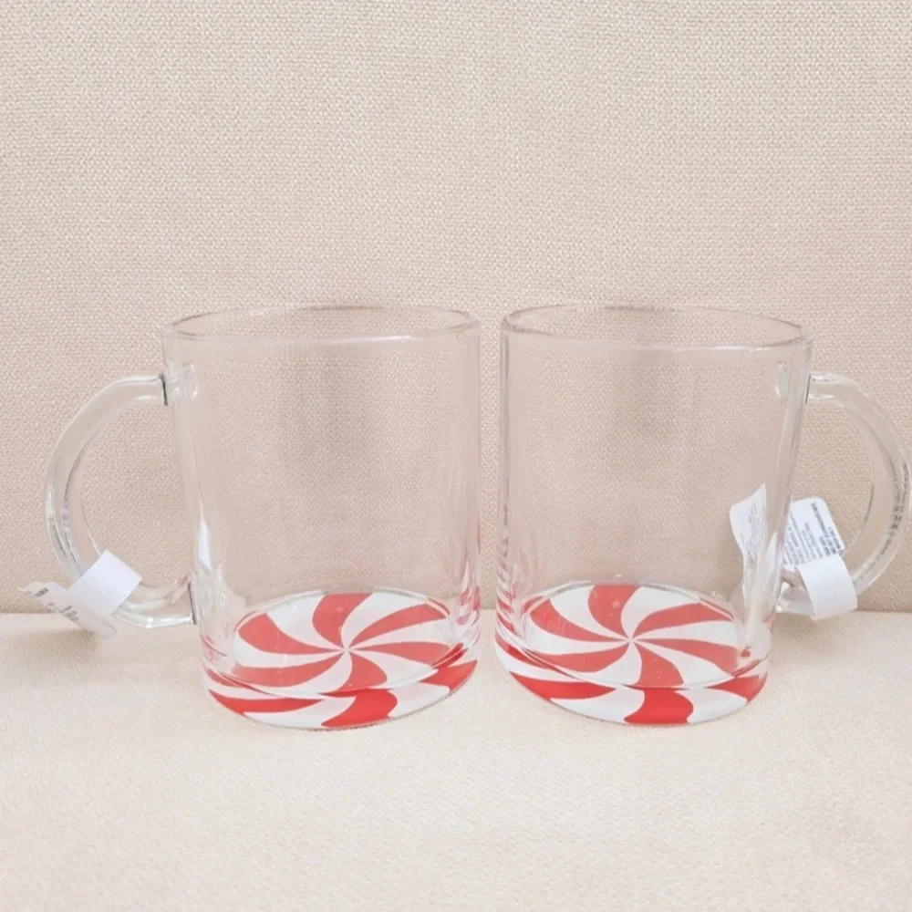 Target Glass Peppermint Mug Set